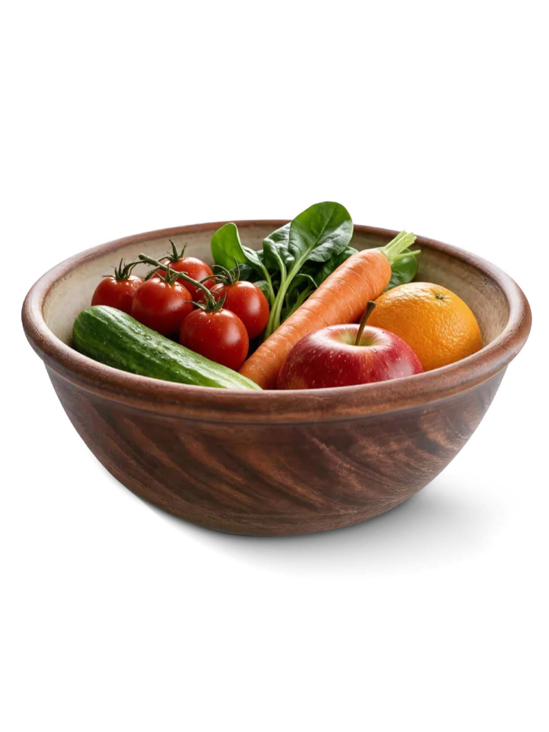 Bowl con frutas y verduras