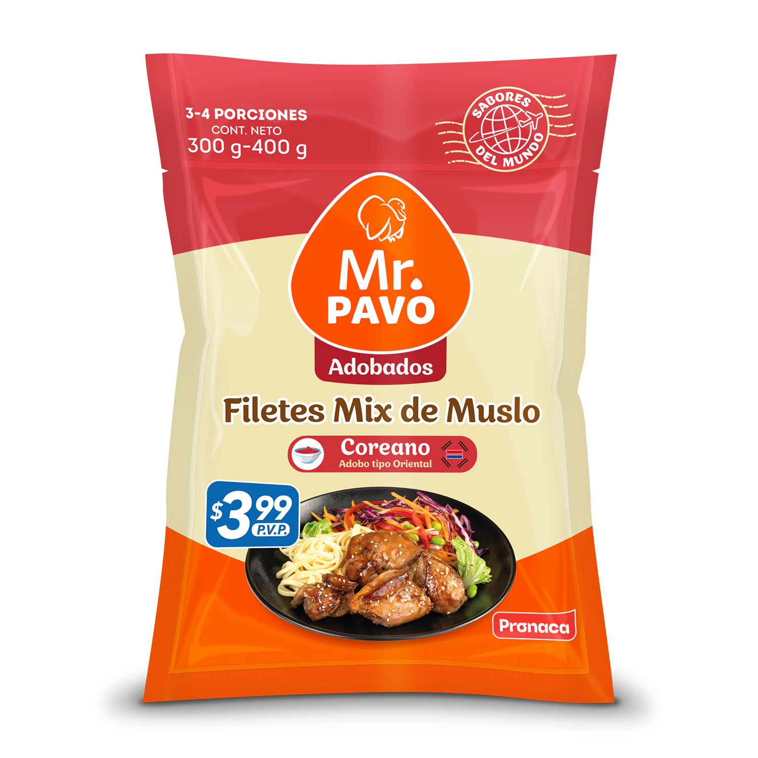 Filetes Mix de Muslo Estilo Coreano