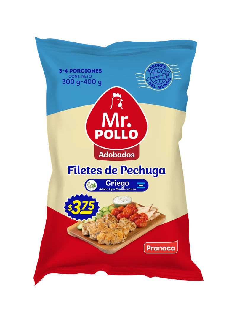 Filetes de Pechuga Adobo tipo Mediterráneo