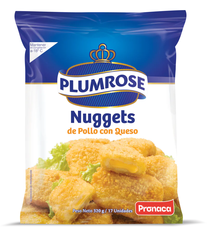 Nuggets de pollo con queso