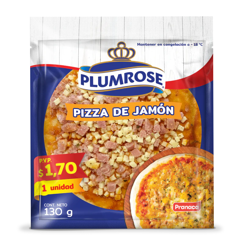 Pizza Personal Jamón Plum